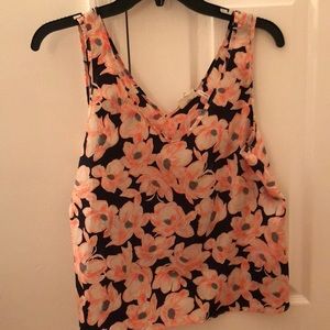 floral flowy tank